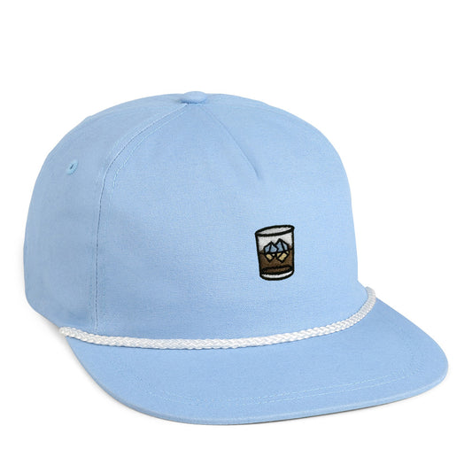 DNA001-H8W-bourbon | Color: Light Blue / White