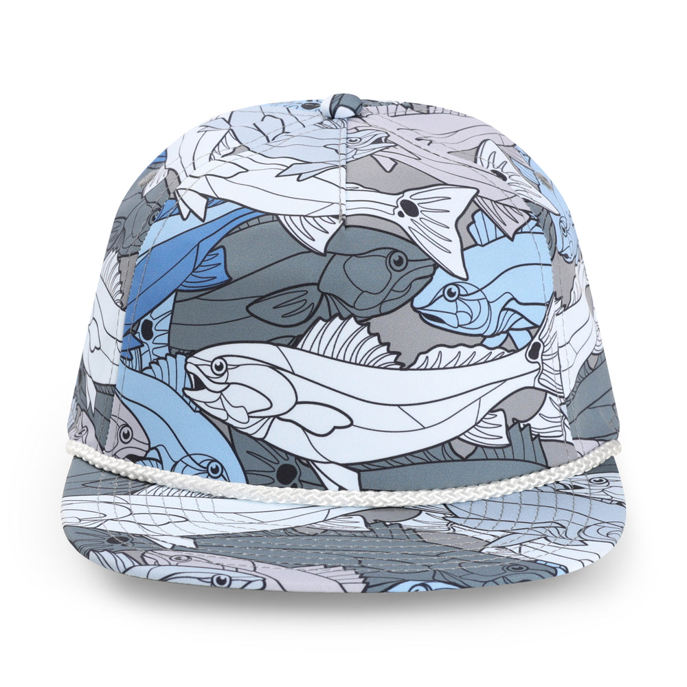 DNA014 - The Golden Hour Printed Performance Rope Cap front