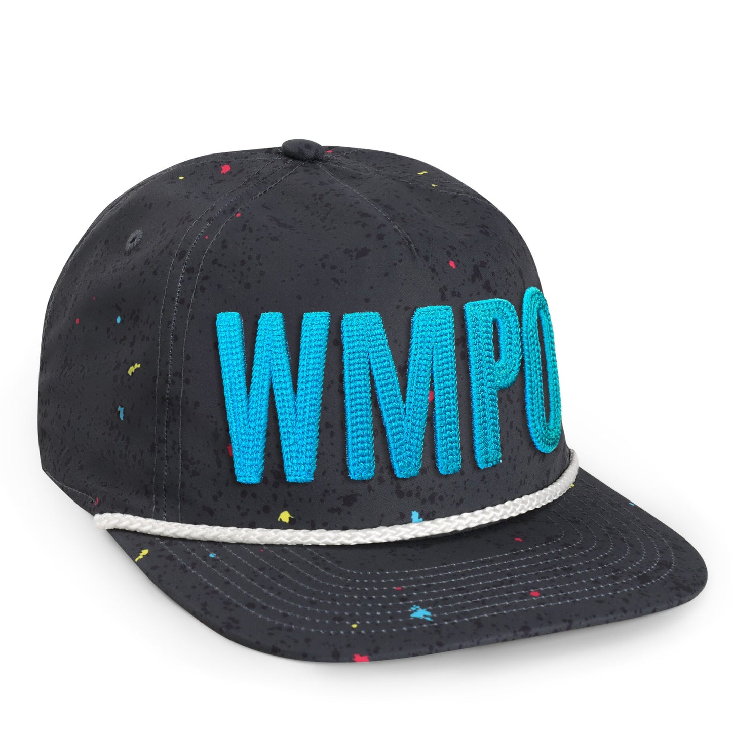 DNA014-SDK-WMPO | Color: Splatter Dark Grey / White