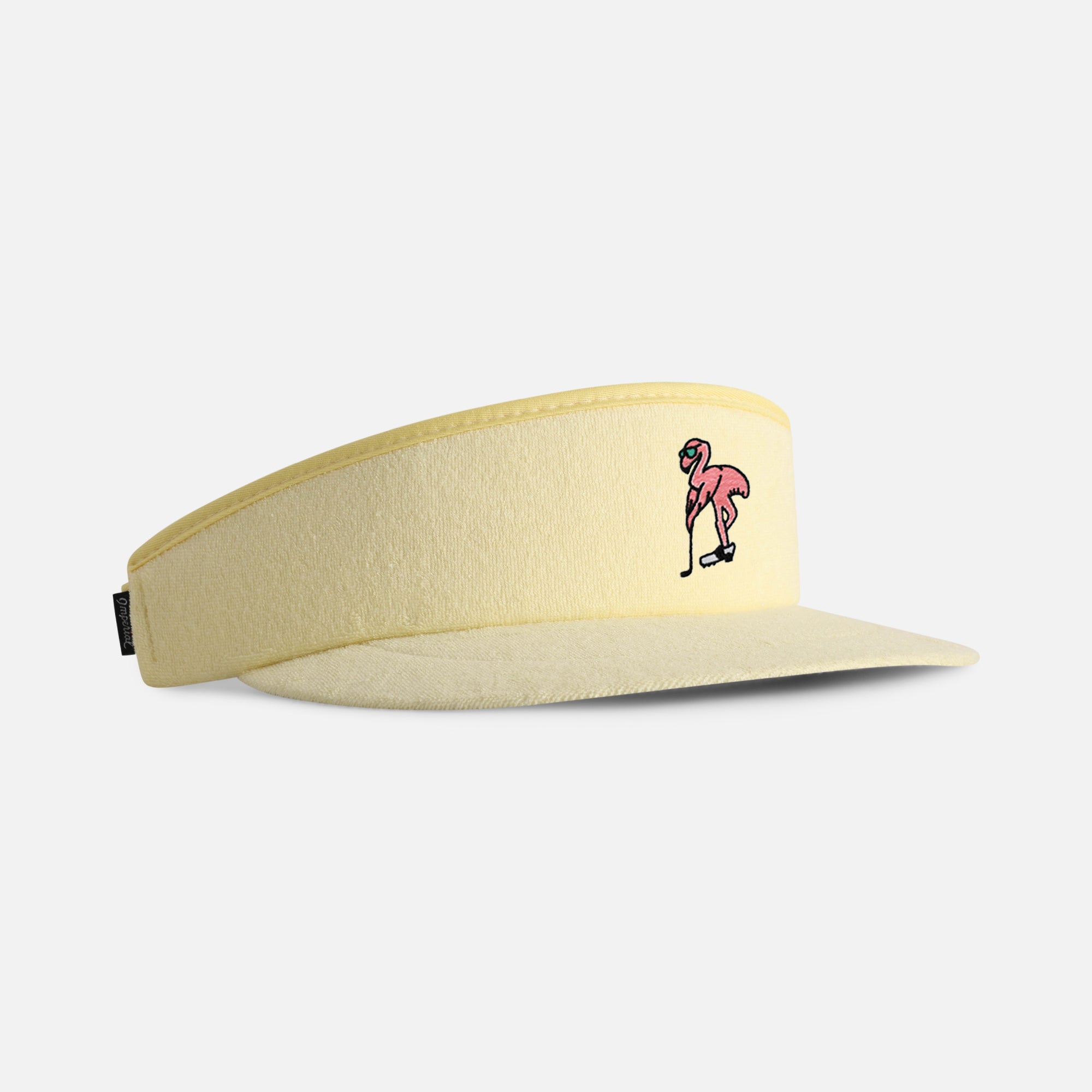 シルクスクリーン Men's Imperial Fuzzy Flamingo Terry Cloth Tour Visor | DNA3161