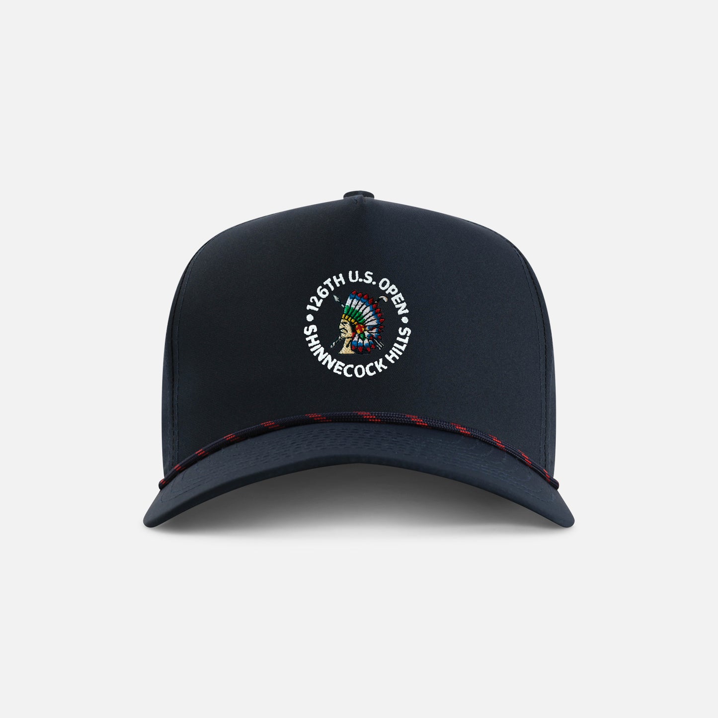 | Color: Navy w/ Red & Navy Rope