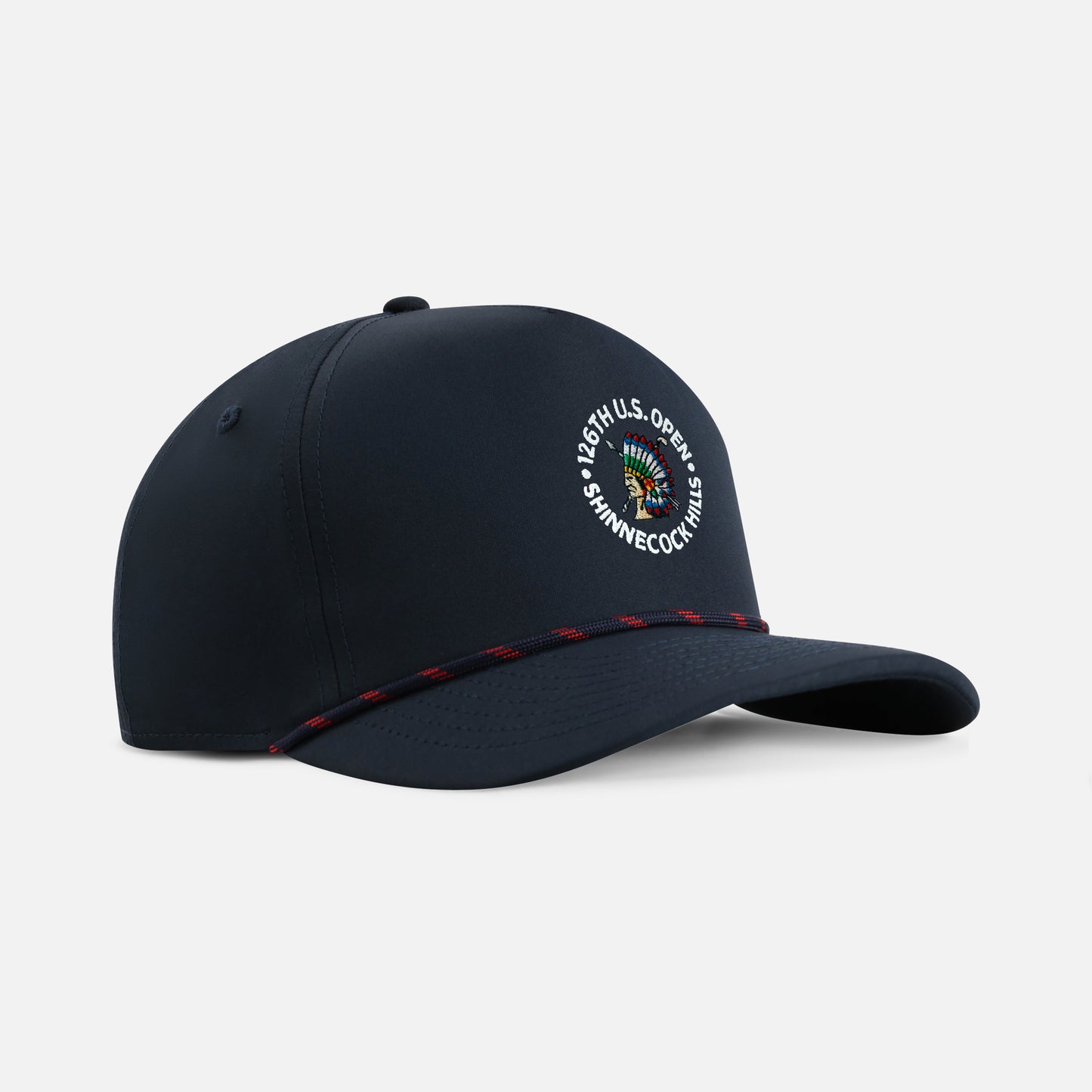 | Color: Navy w/ Red & Navy Rope