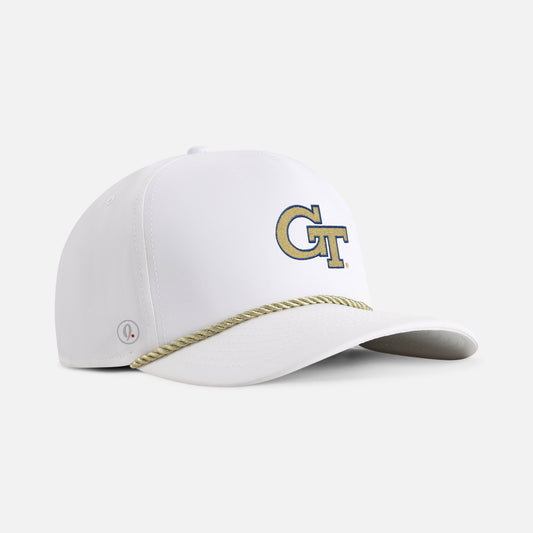 | Color: White w/ Metallic Gold Rope