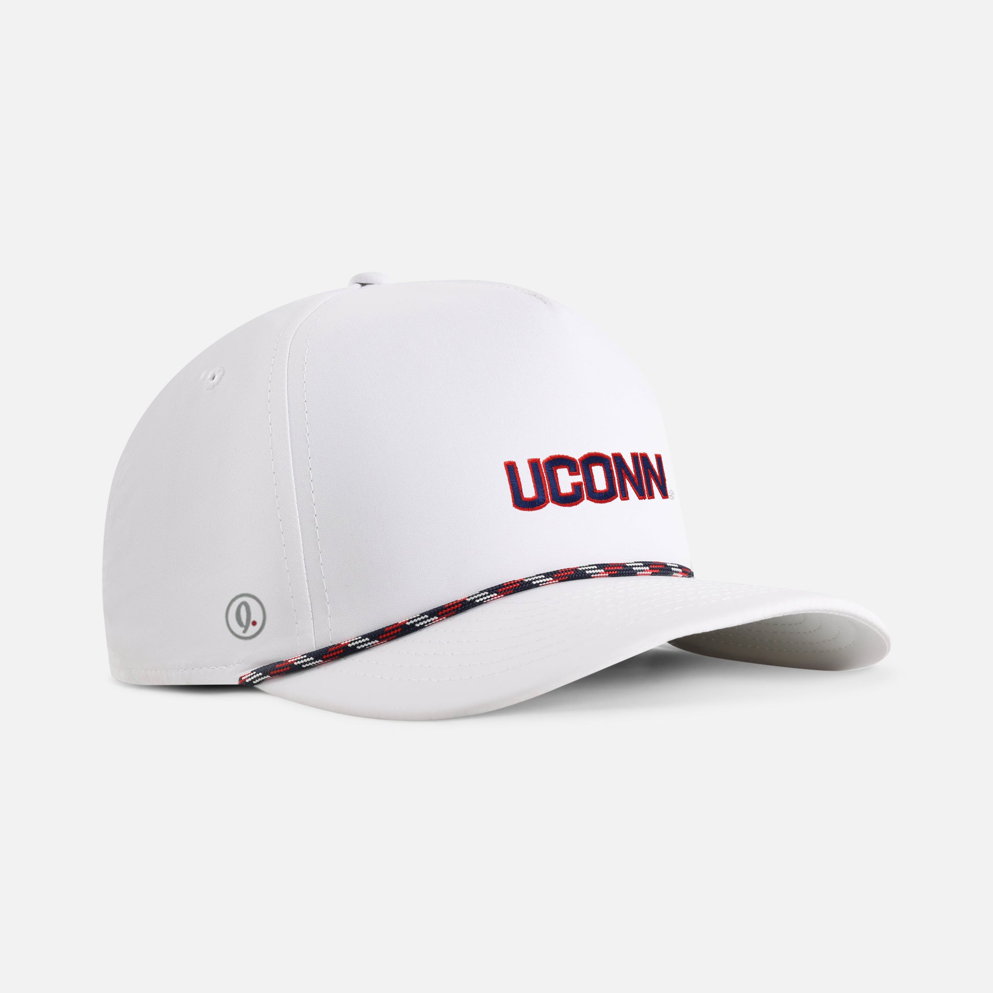 | Color: White w/ Navy-Red-White Rope
