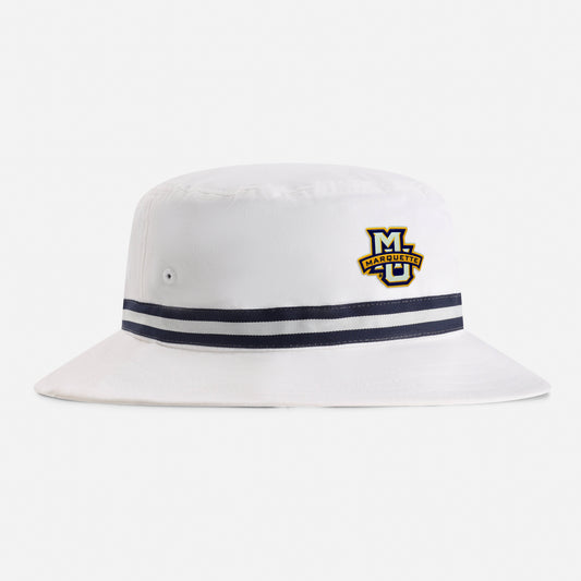 | Color: White w/ Navy / White / Navy Band