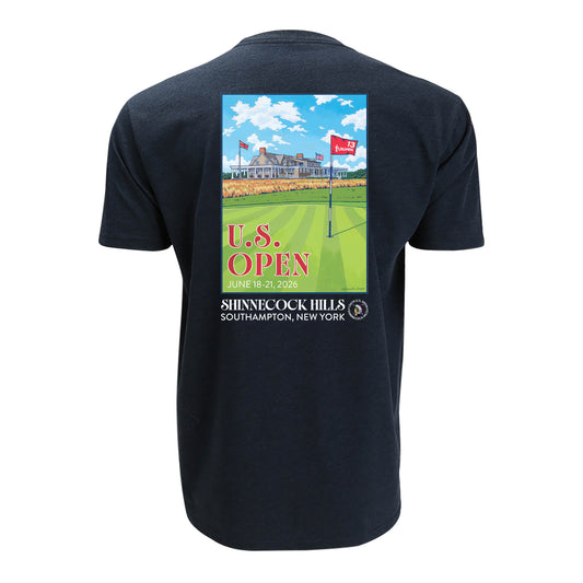 2026 U.S. Open Poster T-Shirt by Lee Wybranski