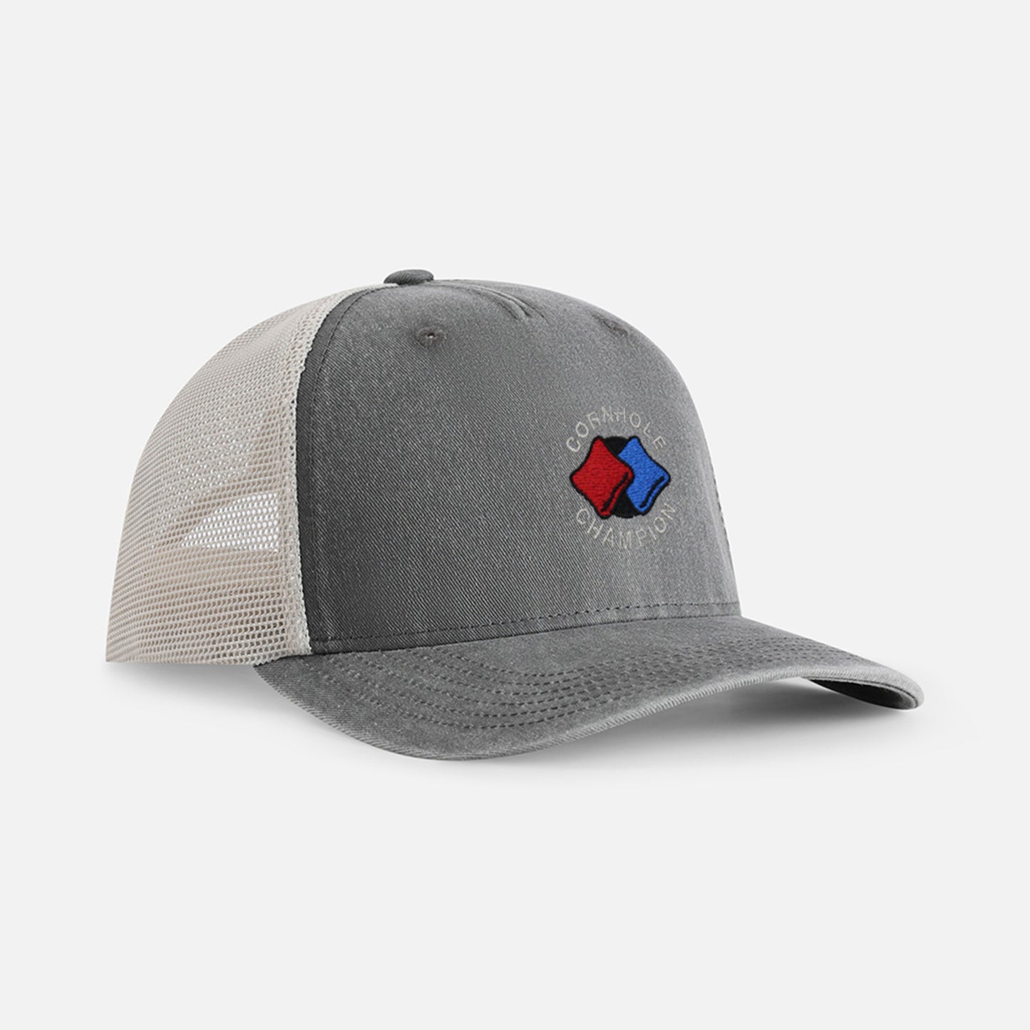 "Cornhole Champion" 5-Panel Mesh Back Hat